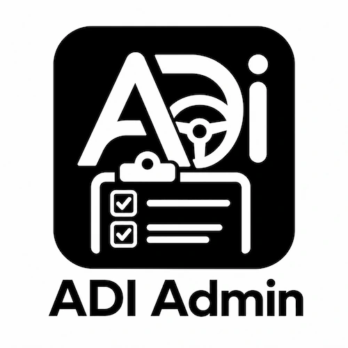 ADI Admin driving instructor business application logo